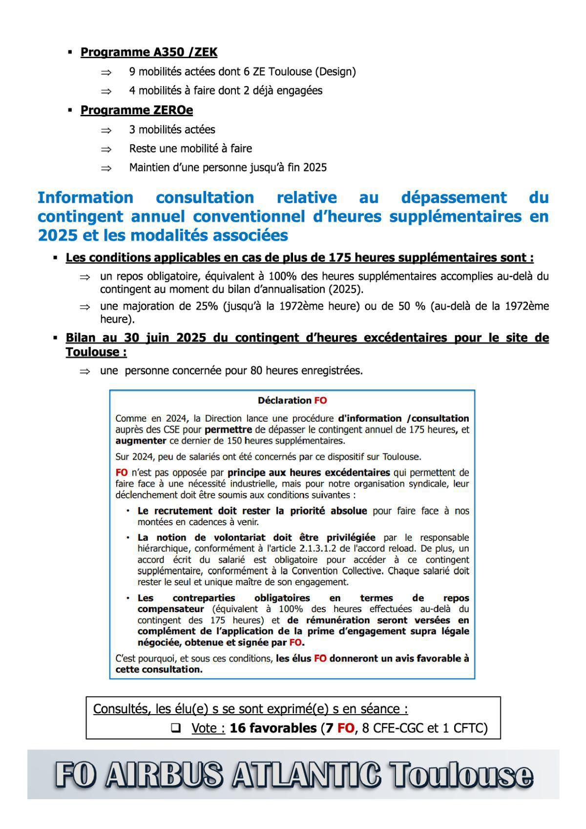 Flash Info : Compte Rendu Partiel du CSE-E du 30 juin 2025