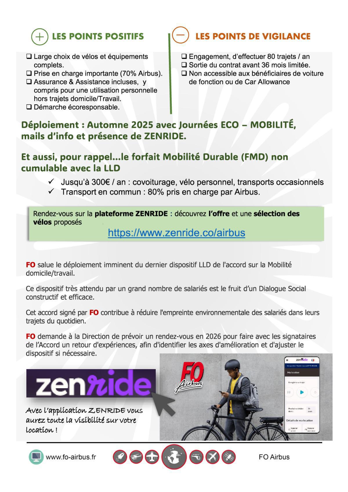 Mobilité Domicile - Travail : Location Longue Durée de vélo chez Airbus