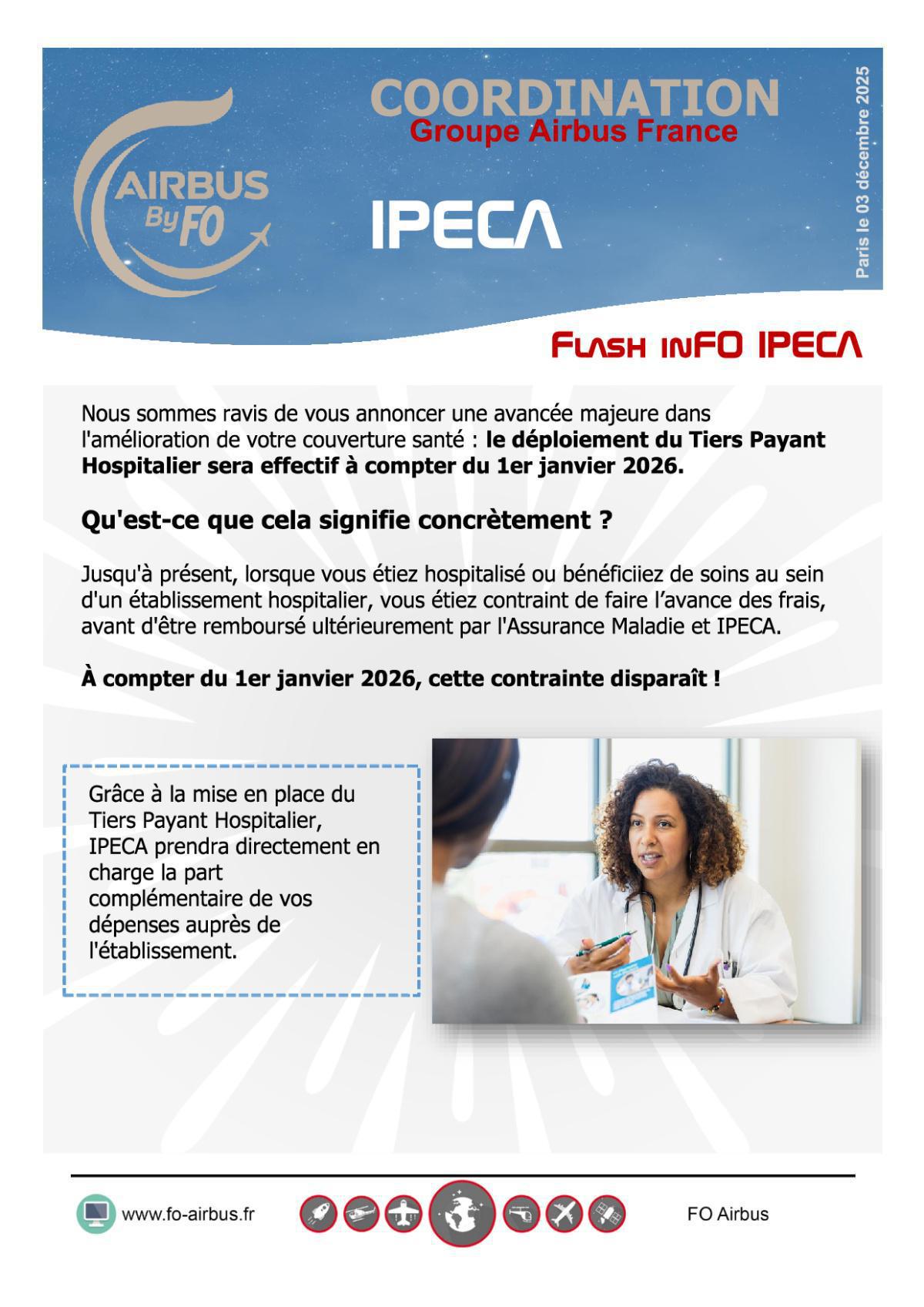 Flash inFO IPECA : Tiers payant hospitalier