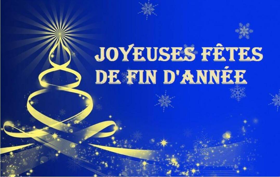Bonnes fêtes de fin d’année à tous ! 🎄