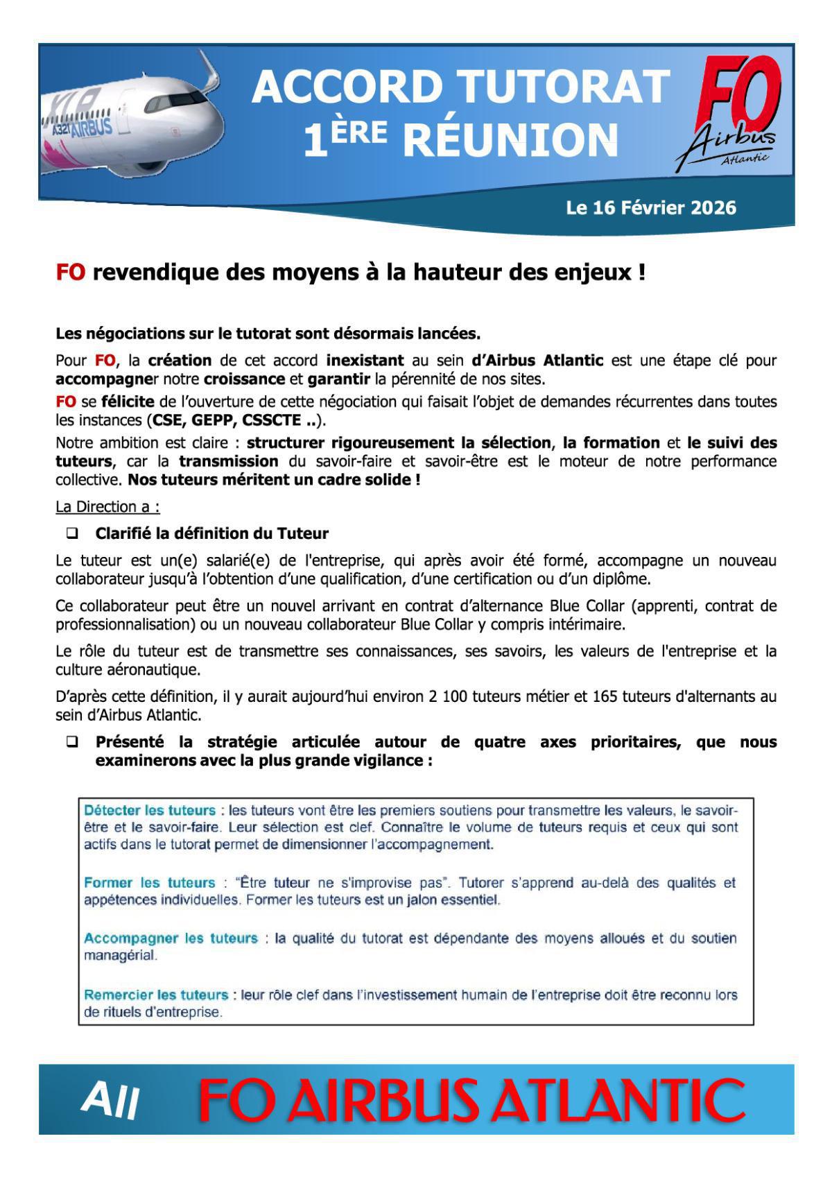 Accord Tutorat : Acte 1