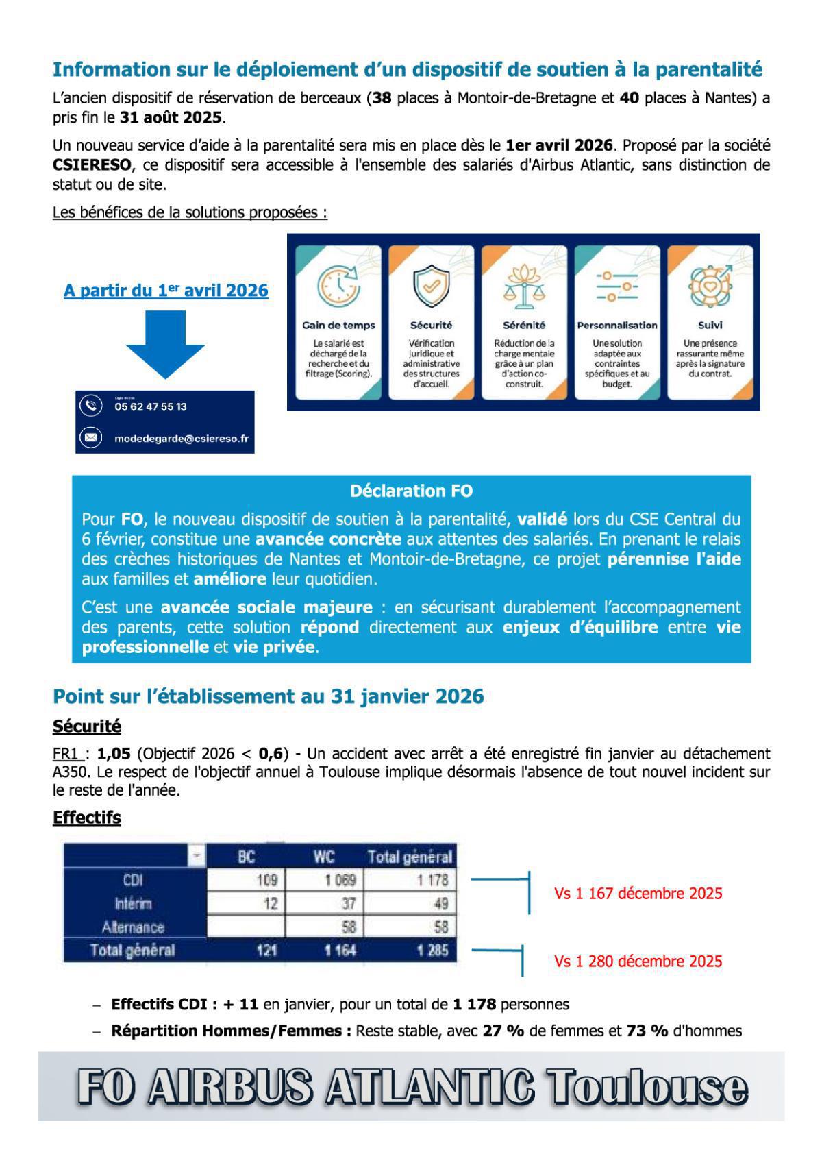 Flash Info : Compte Rendu Partiel du CSE-E du 26 février 2026