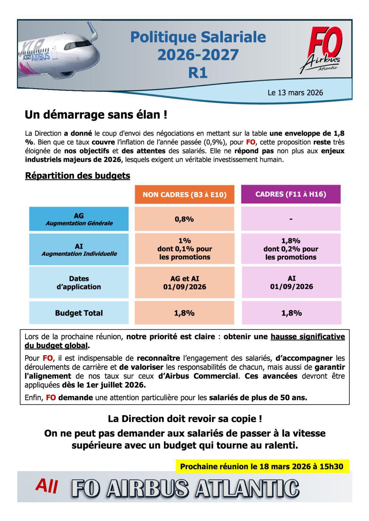 Politique Salariale 2026-2027 # 1 
