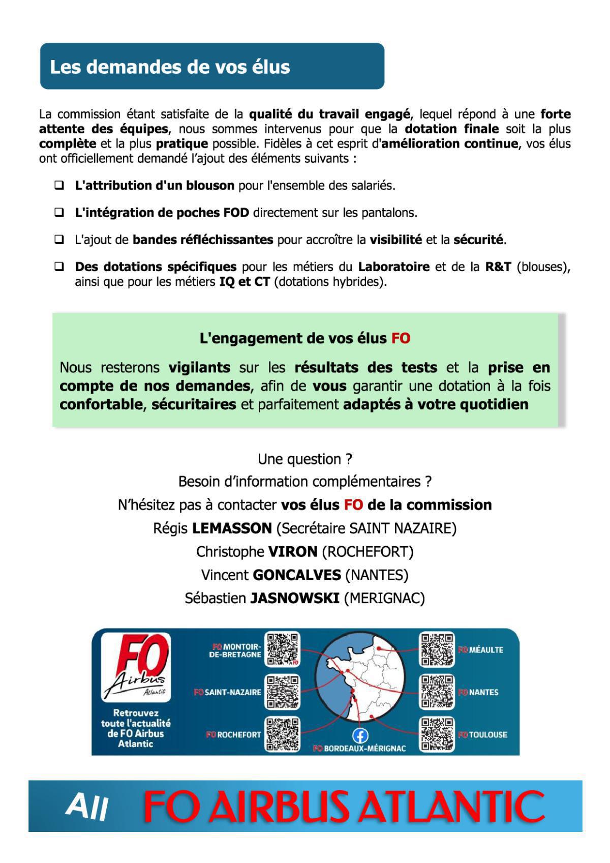 Nouvelle dotation : Vos vêtements de travail évoluent !