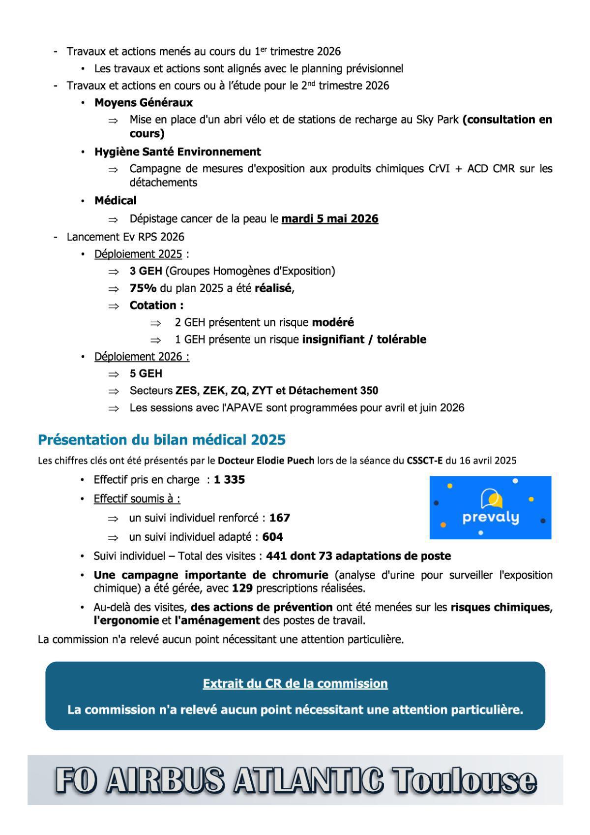 Flash Info : Compte Rendu Partiel du CSE-E du 30 avril 2026