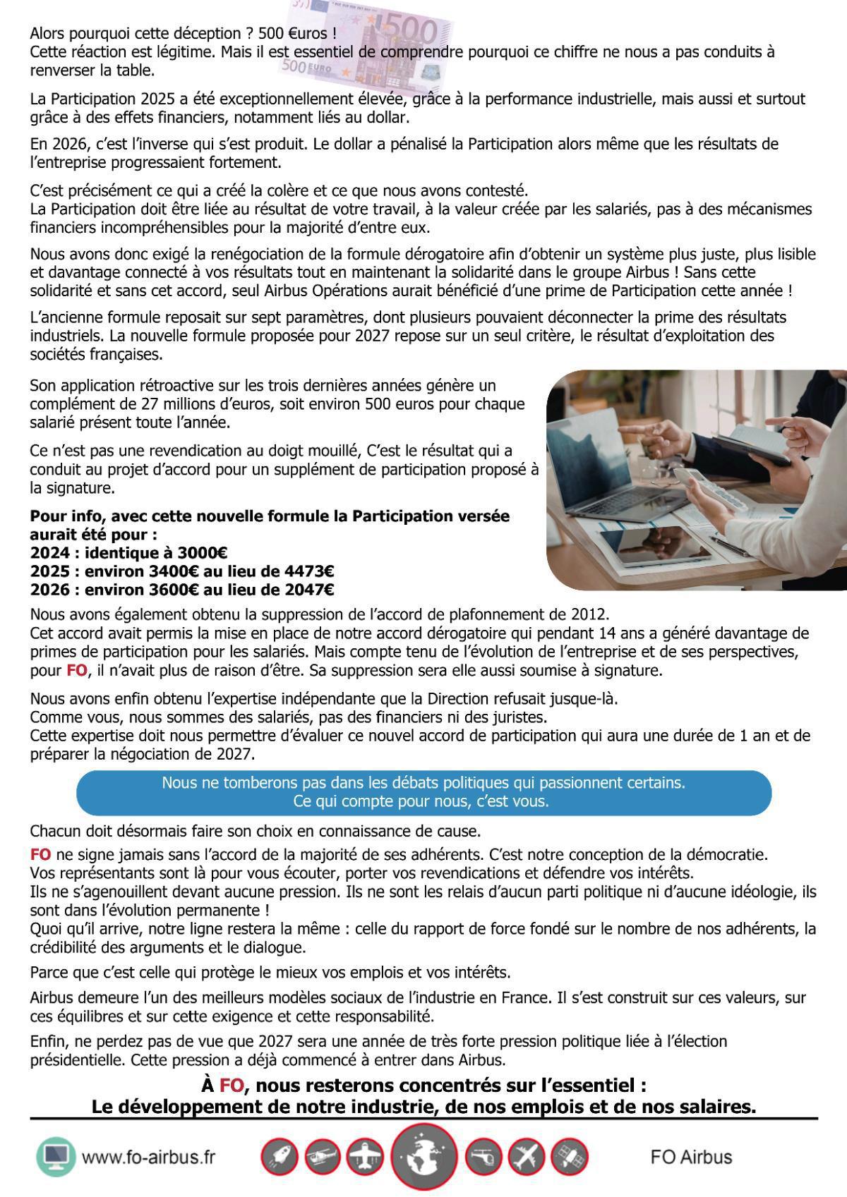 Participation 2026 (Relecture) : Accords de Participation, de Suppression du Plafonnement et Supplément de Participation