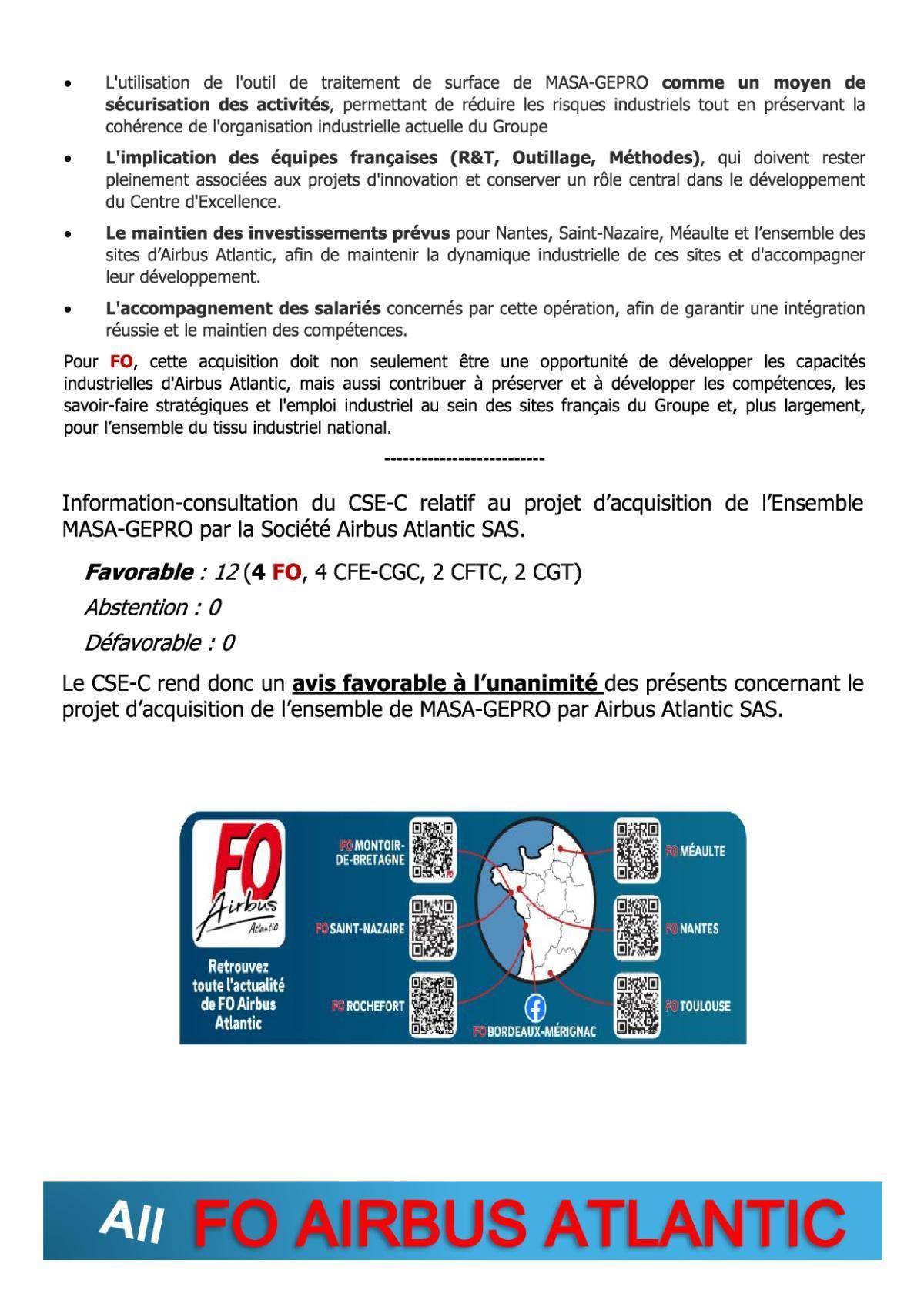 Flash Info : CR Partiel du CSE-C Extraordinaire du 23 juillet 2026