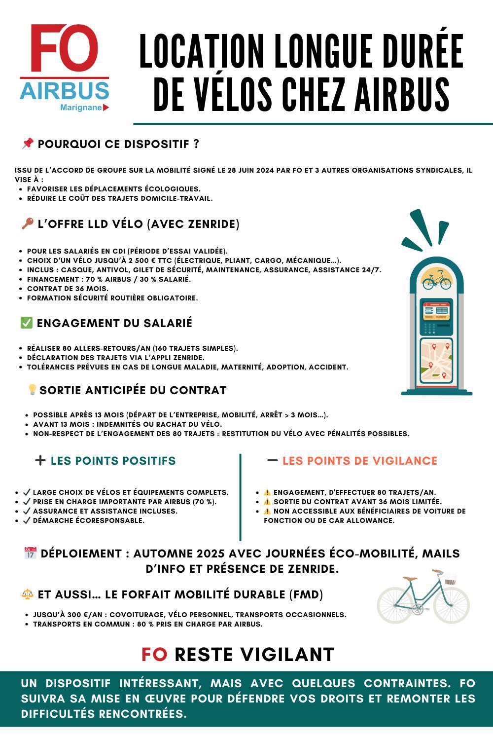 Location Longue Durée de Vélos chez Airbus