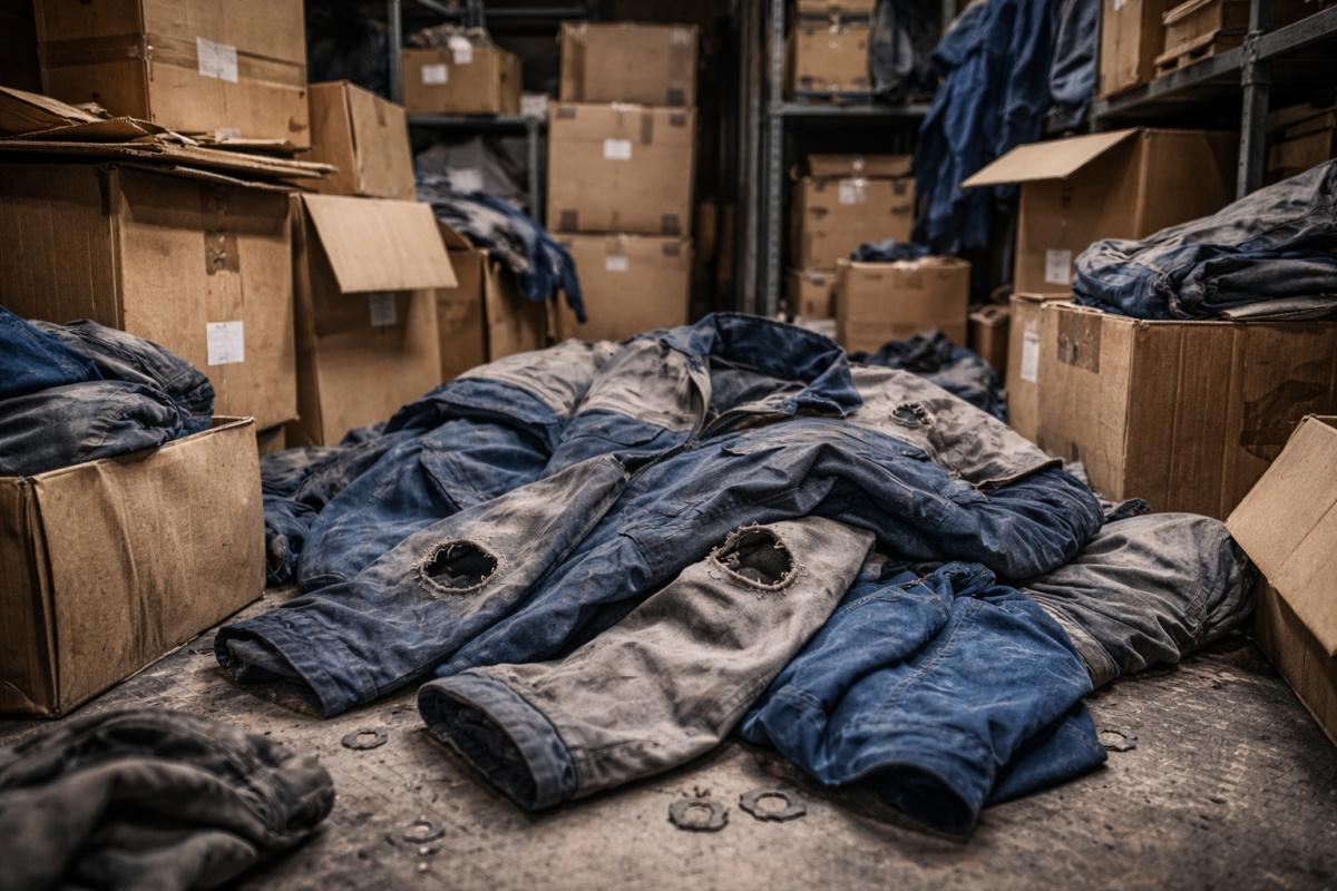 Tenues de travail : ni en nombre, ni en état.