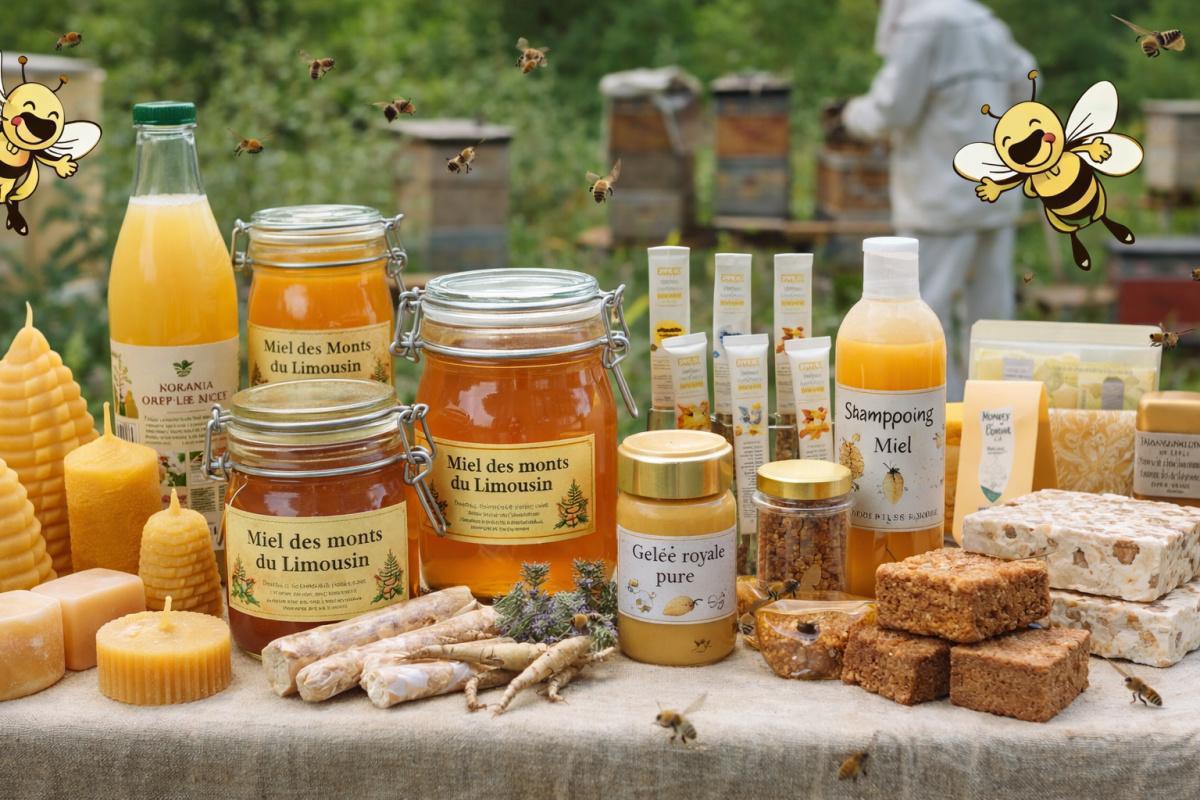 Vente directe de produits apicoles.