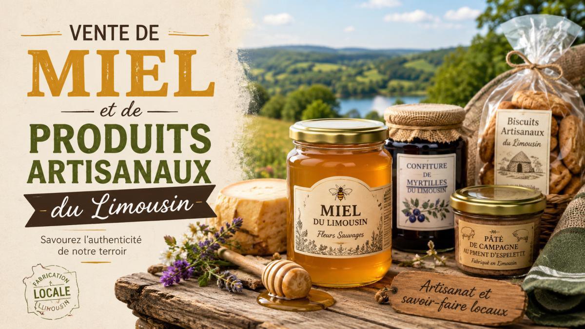 Expo-vente de miel & produits du limousin.