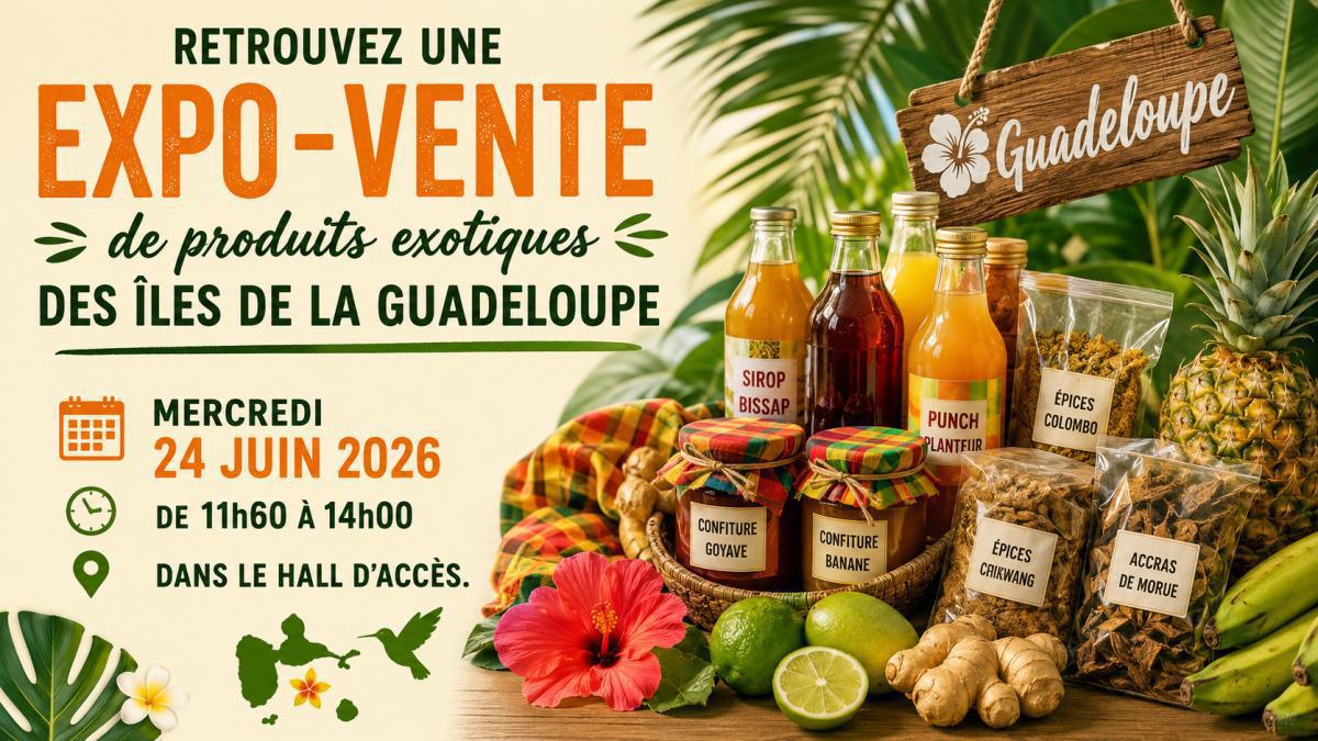 Brin d'île, expo-vente des produits de la Guadeloupe.
