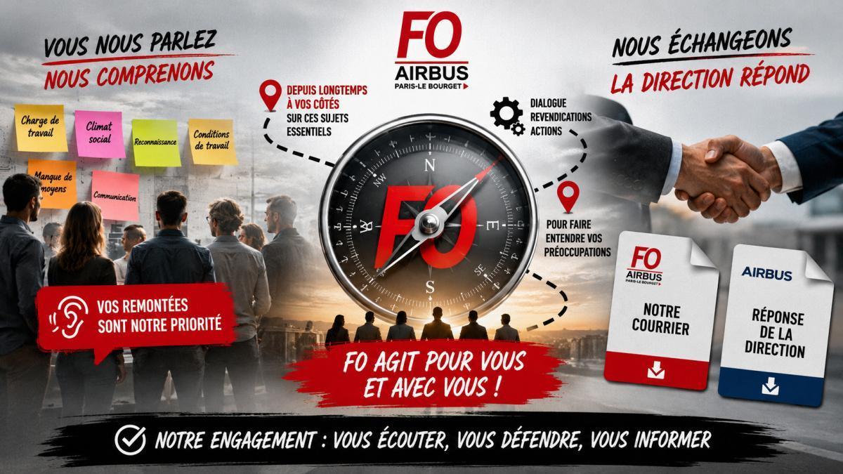 Climat Sociale PLB: FO interpelle la direction! Climat Sociale PLB: FO interpelle la direction!
