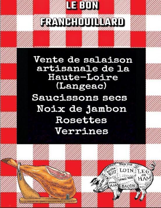 Expo-vente de charcuterie artisanale, "Le bon franchouillard" Expo-vente de charcuterie artisanale, "Le bon franchouillard"