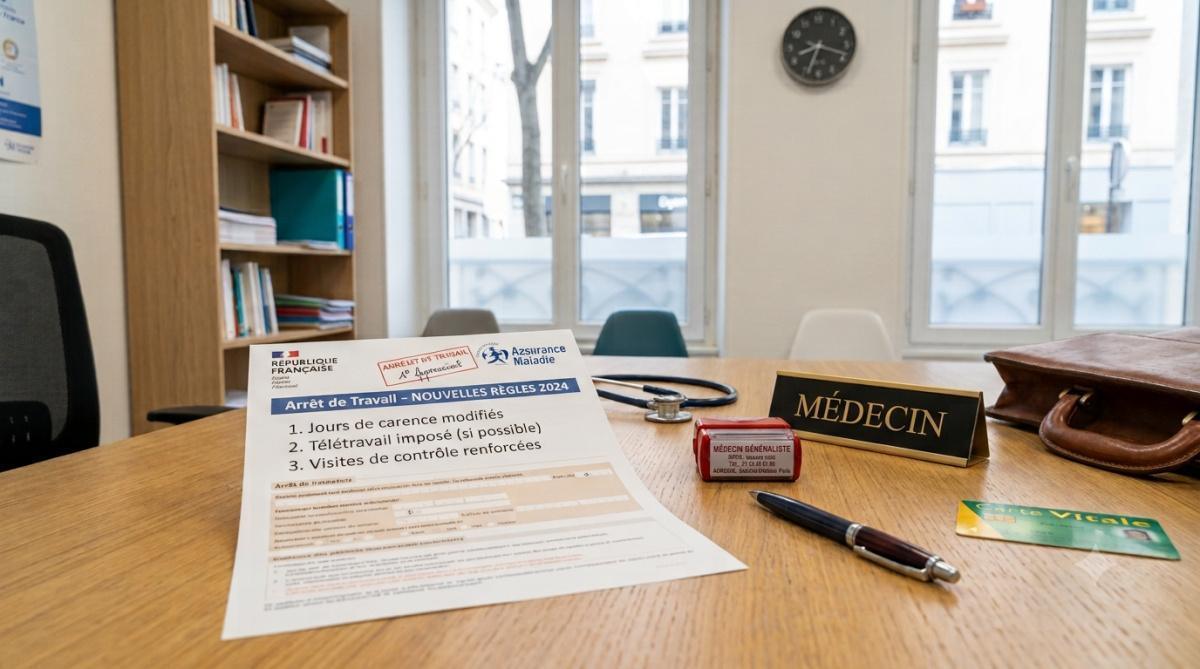 Nouvelle règles pour les arrêts de travail.