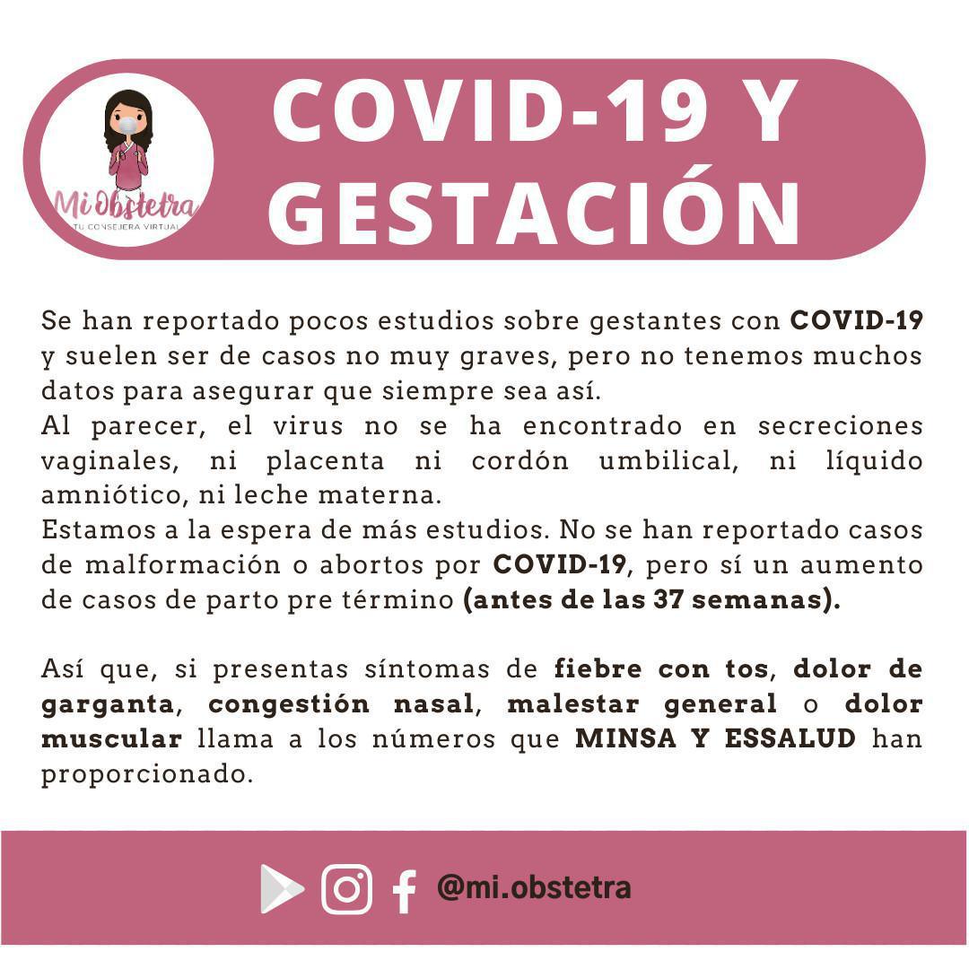 👾COVID-19: Gestación, Trabajo de parto y parto 🤰🏻