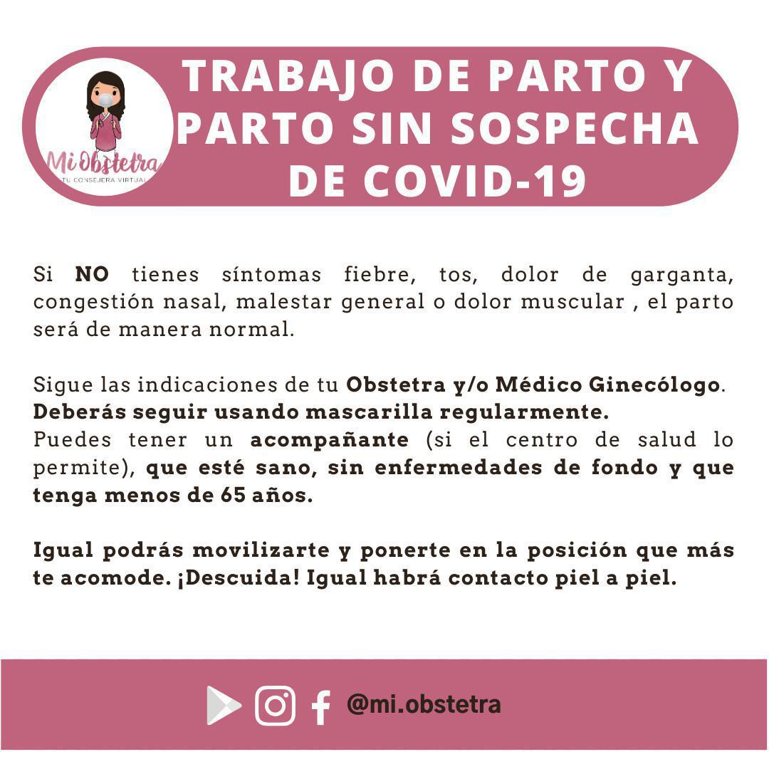 👾COVID-19: Gestación, Trabajo de parto y parto 🤰🏻