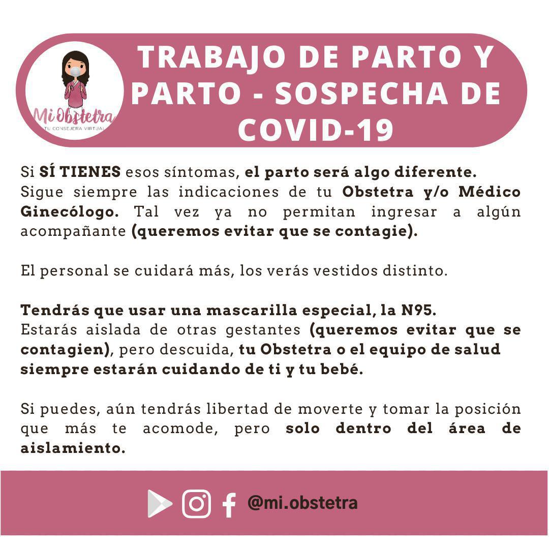 👾COVID-19: Gestación, Trabajo de parto y parto 🤰🏻