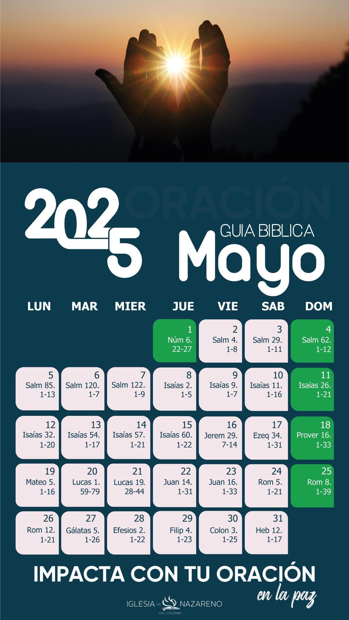 Guía Bíblica Mayo de 2025
