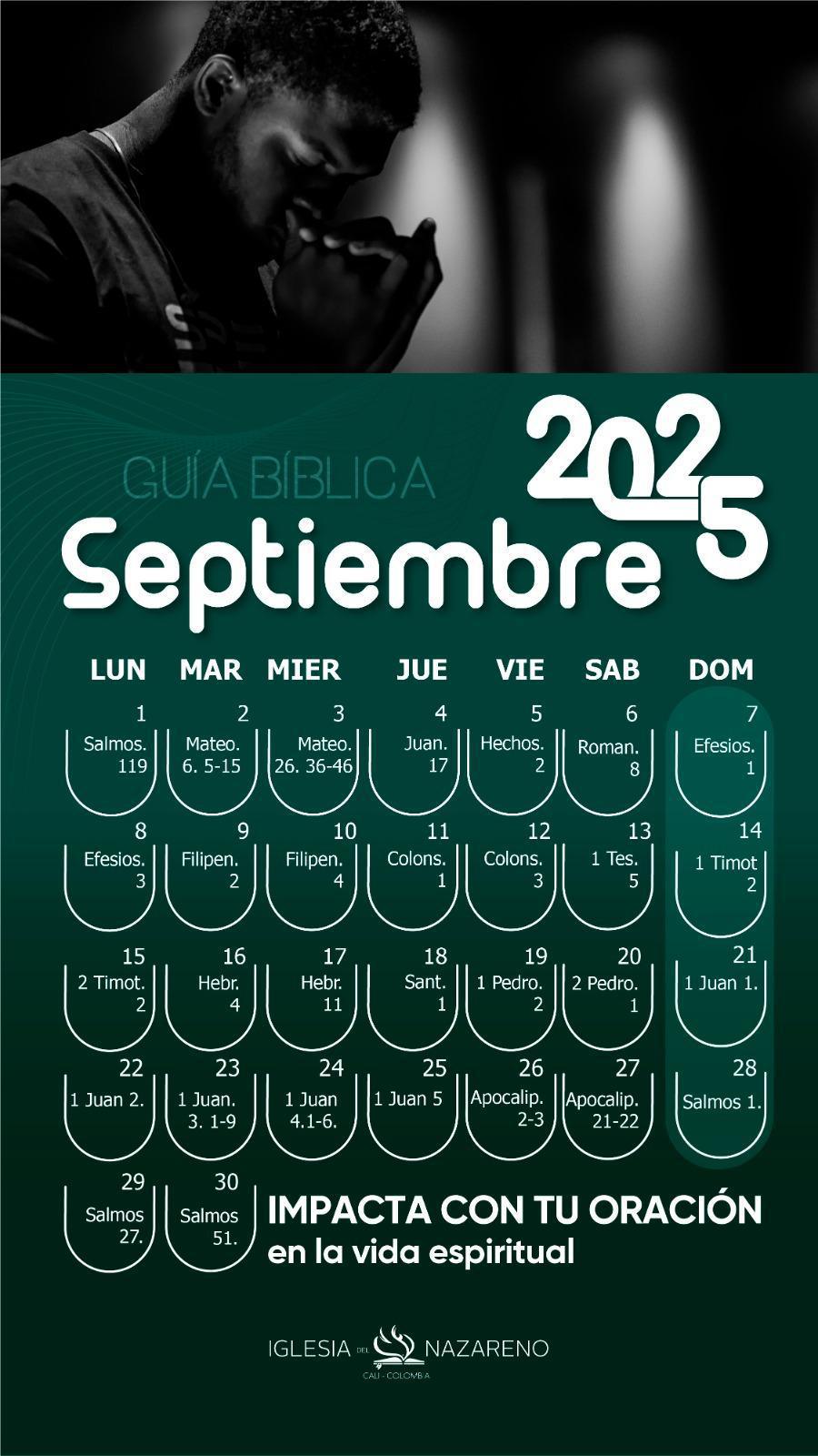 Guía Bíblica Agosto de 2025