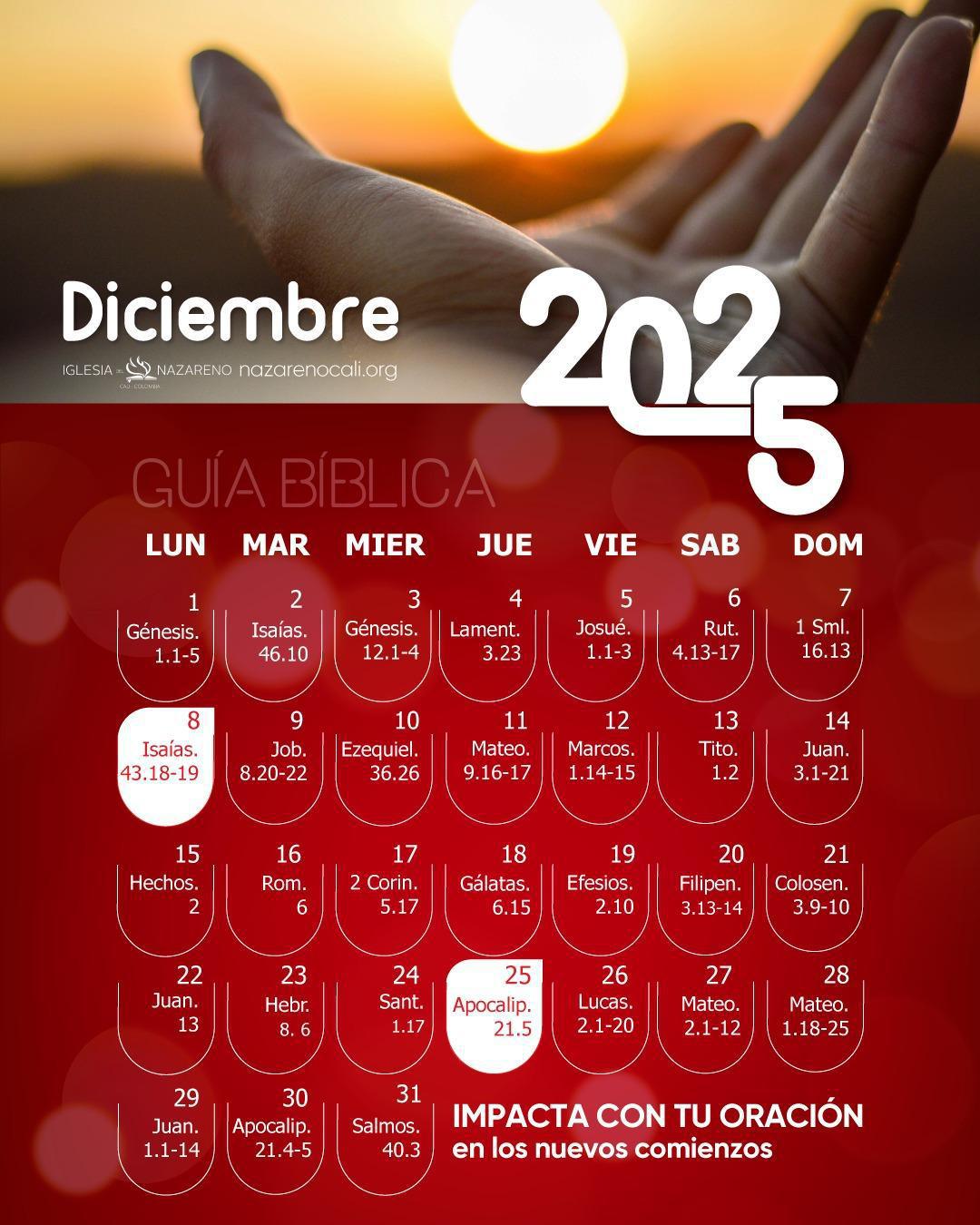Guía Bíblica Diciembre de 2025 Guía Bíblica Diciembre de 2025