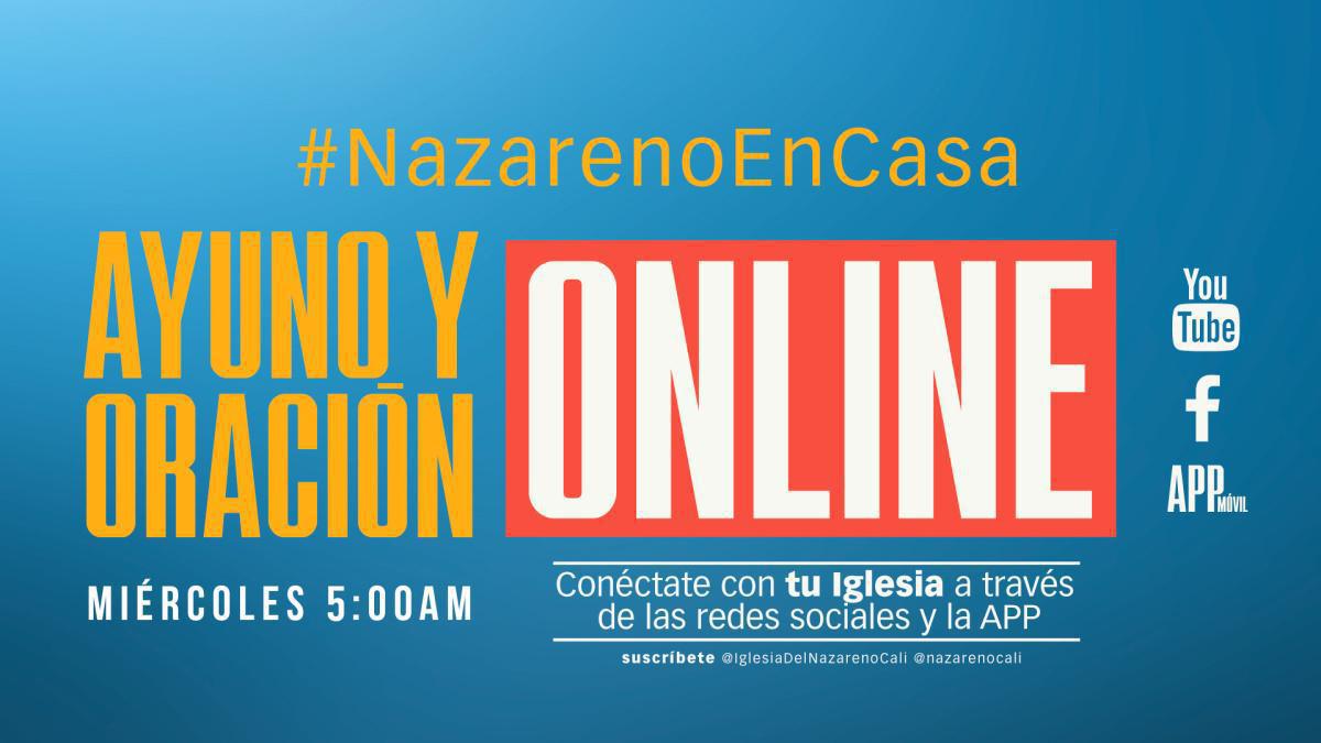 #NazarenoEnCasa – Ayuno y Oración 23 de Octubre del 2024