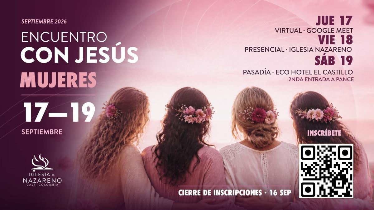 Encuentro Con Jesús - Mujeres - Septiembre Encuentro Con Jesús - Mujeres - Septiembre