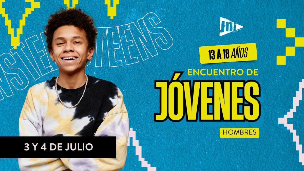 Encuentro Con Jesús para JÓVENES - Hombres - Julio