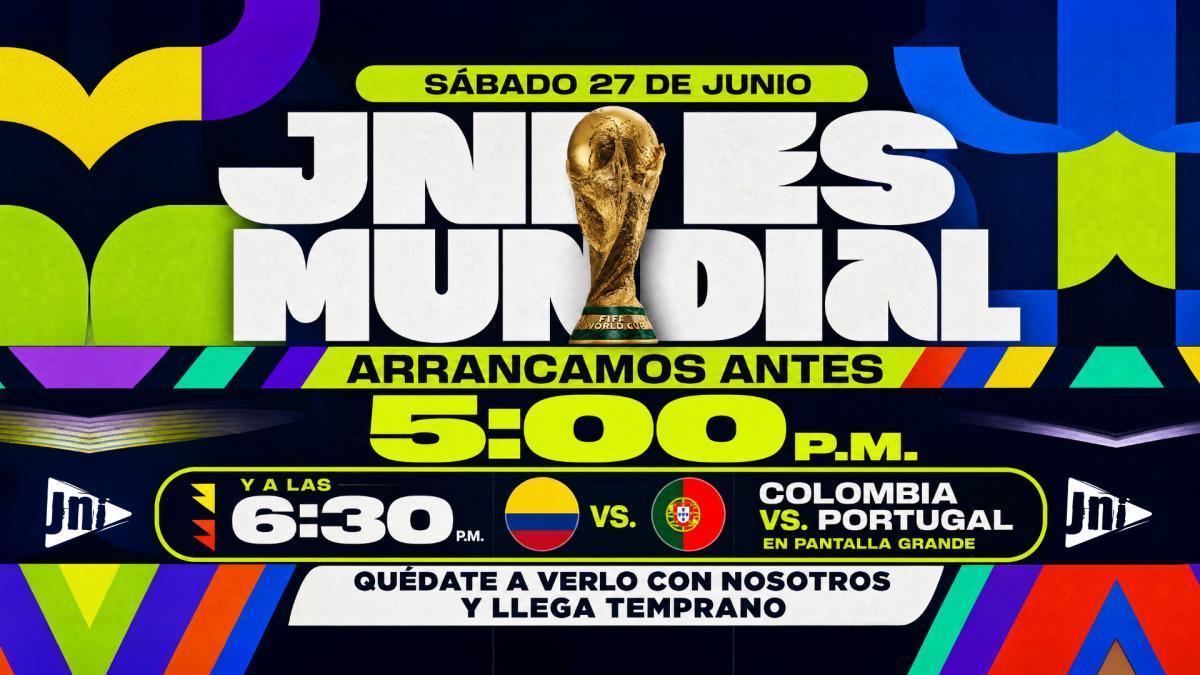 JNI es Mundial ⚽ - Sábado 27 de junio, la reunión comienza 5:00 p.m.