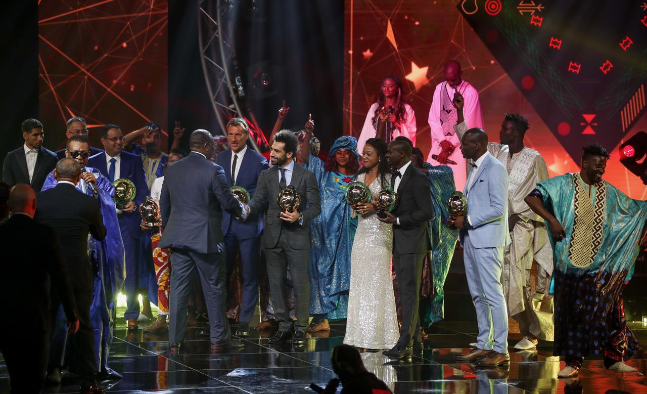 CAF AWARDS BALLON D'OR AFRICAIN 2018 :  Cérémonie de la remise du trophée en images 