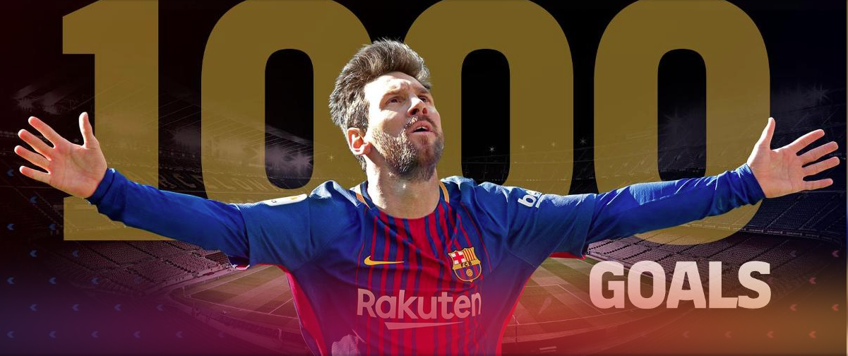 RECORD DE BUTS : Messi atteint la barre des 1000 buts