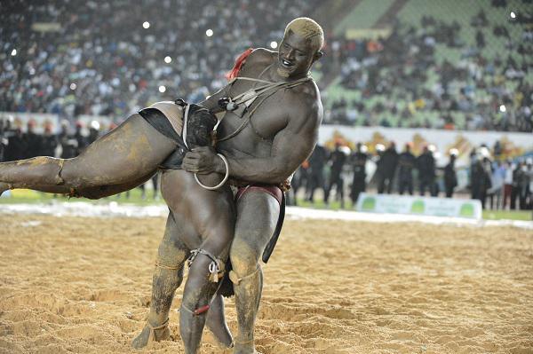 COMBAT DE LUTTE : Balla Gaye 2 attaque, cogne, humilie et gagne Mod'Lo (en images)