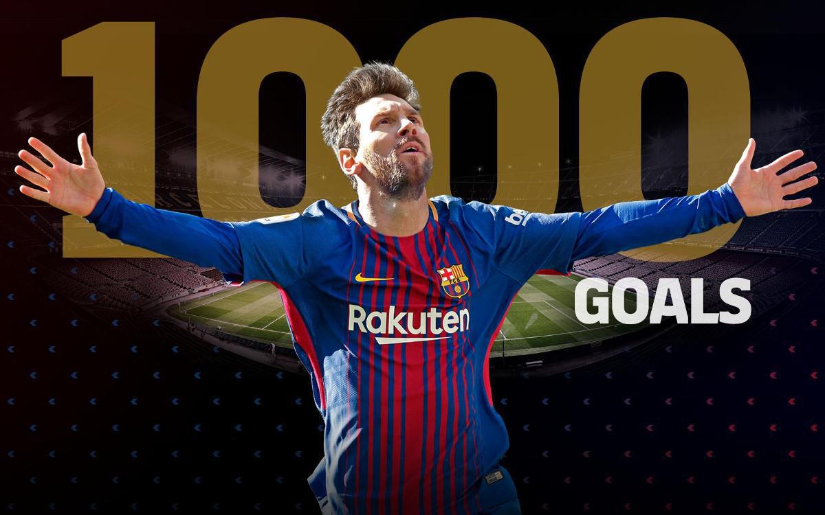 RECORD DE BUTS : Messi atteint la barre des 1000 buts