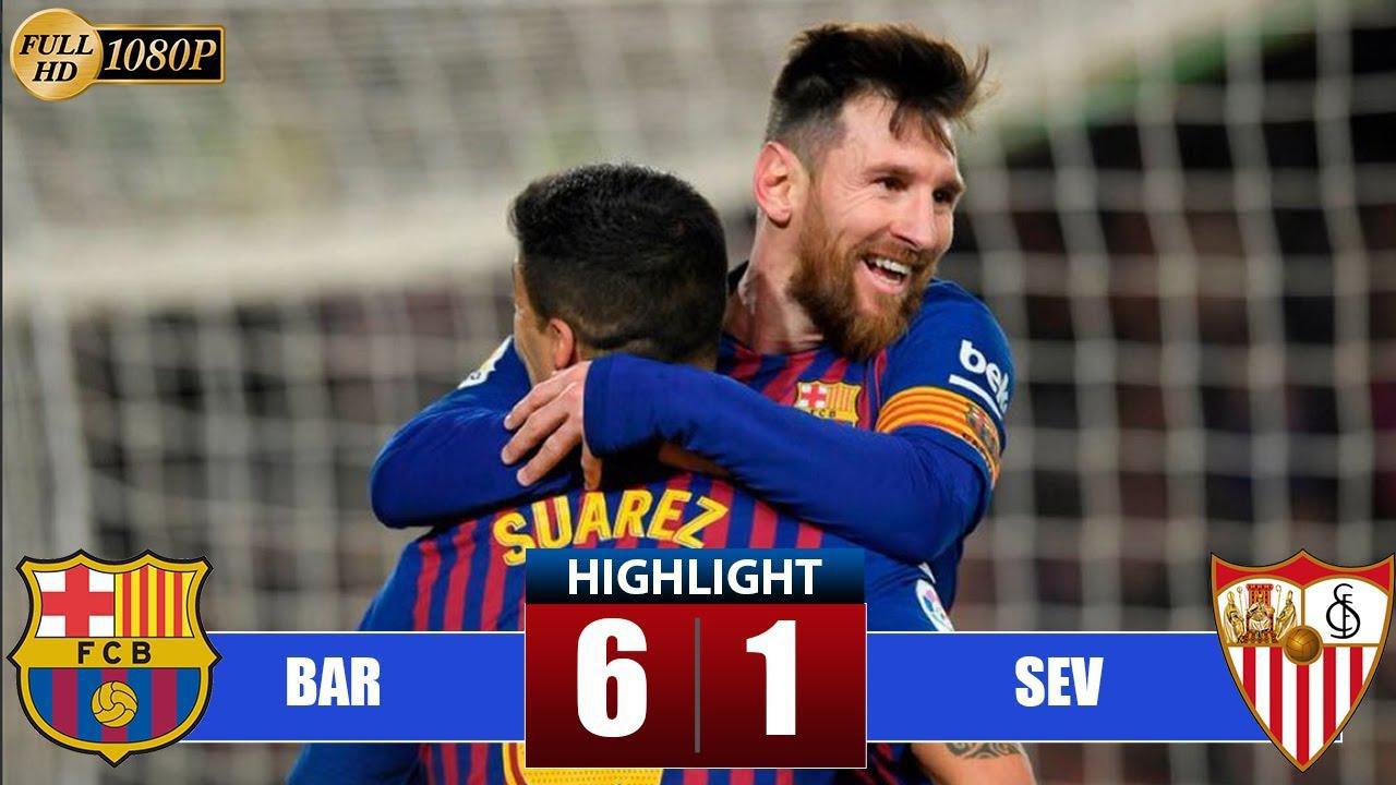 1/4 DE FINALE RETOUR COUPE DU ROI : Barça vs Seville 6 - 1. Encore une "remontada"  du Barça