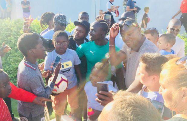 Sadio Mané et la supportrice égyptienne