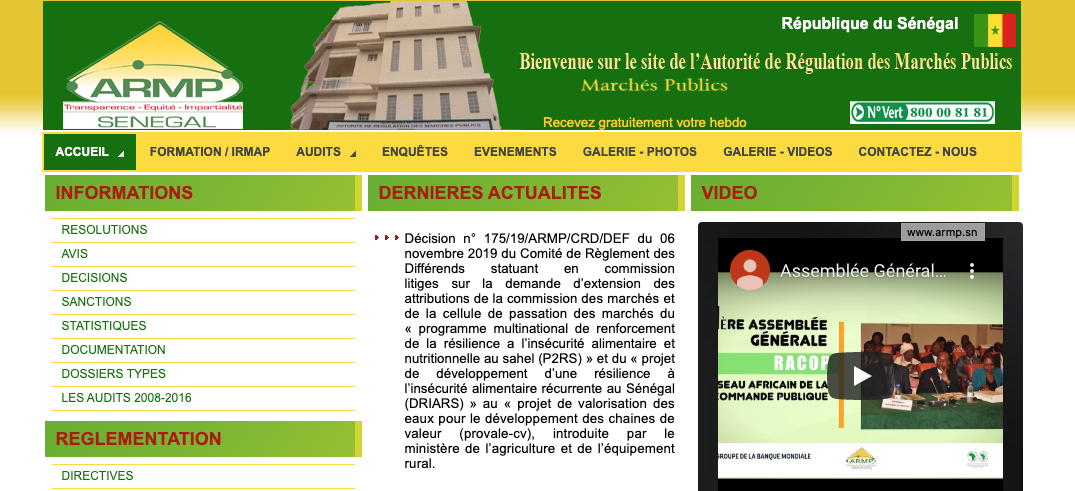 Marchés publics: voici la version complète du rapport 2017 de l’ARMP