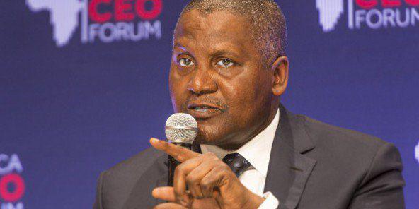 Le groupe du milliardaire nigérian Aliko Dangote avait lancé la construction d'une cimenterie pour un coût de 180 milliards de francs CFA (275 millions d'euros)