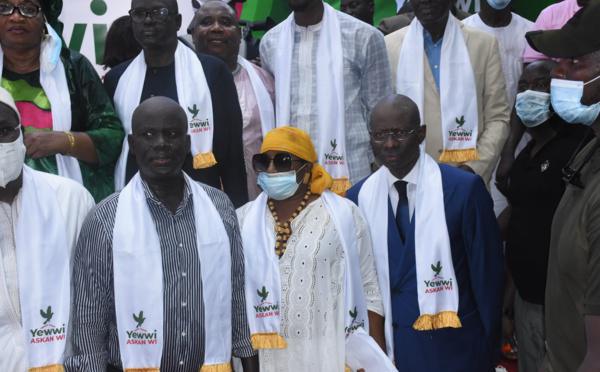 INVESTITURES DE YAW DANS LES DEPARTEMENTS DE DAKAR, RUFISQUE, PIKINE ET GUEDIAWAYE: Taxawu, Pastef et Pur s’emparent de 82% des communes, les petits partis complètement largués