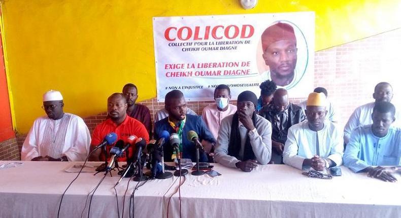 Marche du collectif pour la libération de Cheikh Omar Diagne