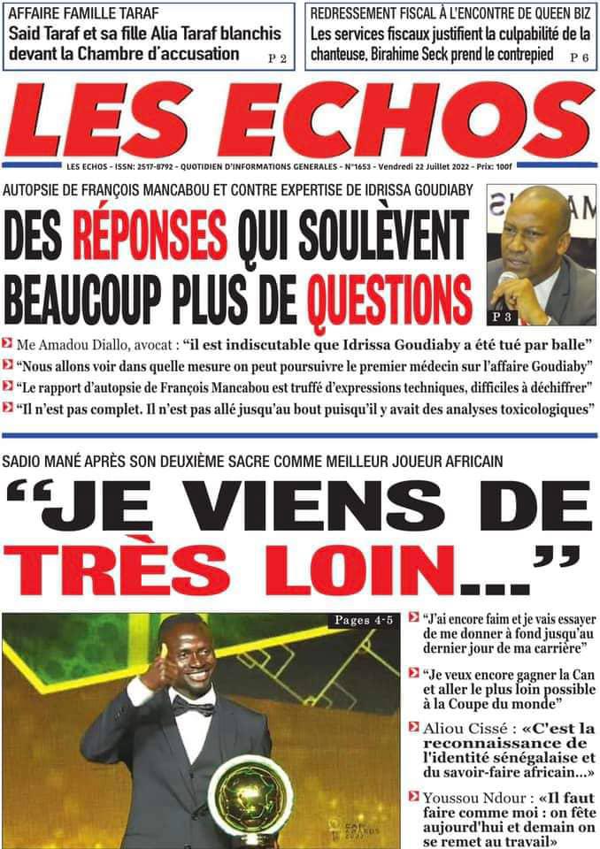 TOUBA - Le Khalife Général des Mourides de retour au Sénégal après un séjour d’une semaine à Paris.