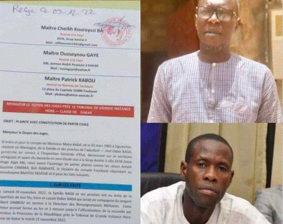 DISPARITION DE DIDIER BADJI: Sa famille enclenche des poursuites contre Ahmed Suzanne Camara, Bah Diakhaté et «Batou Deug»