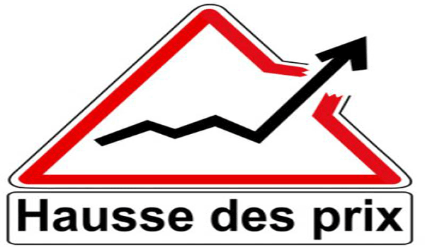 Hausse continue des prix à la consommation