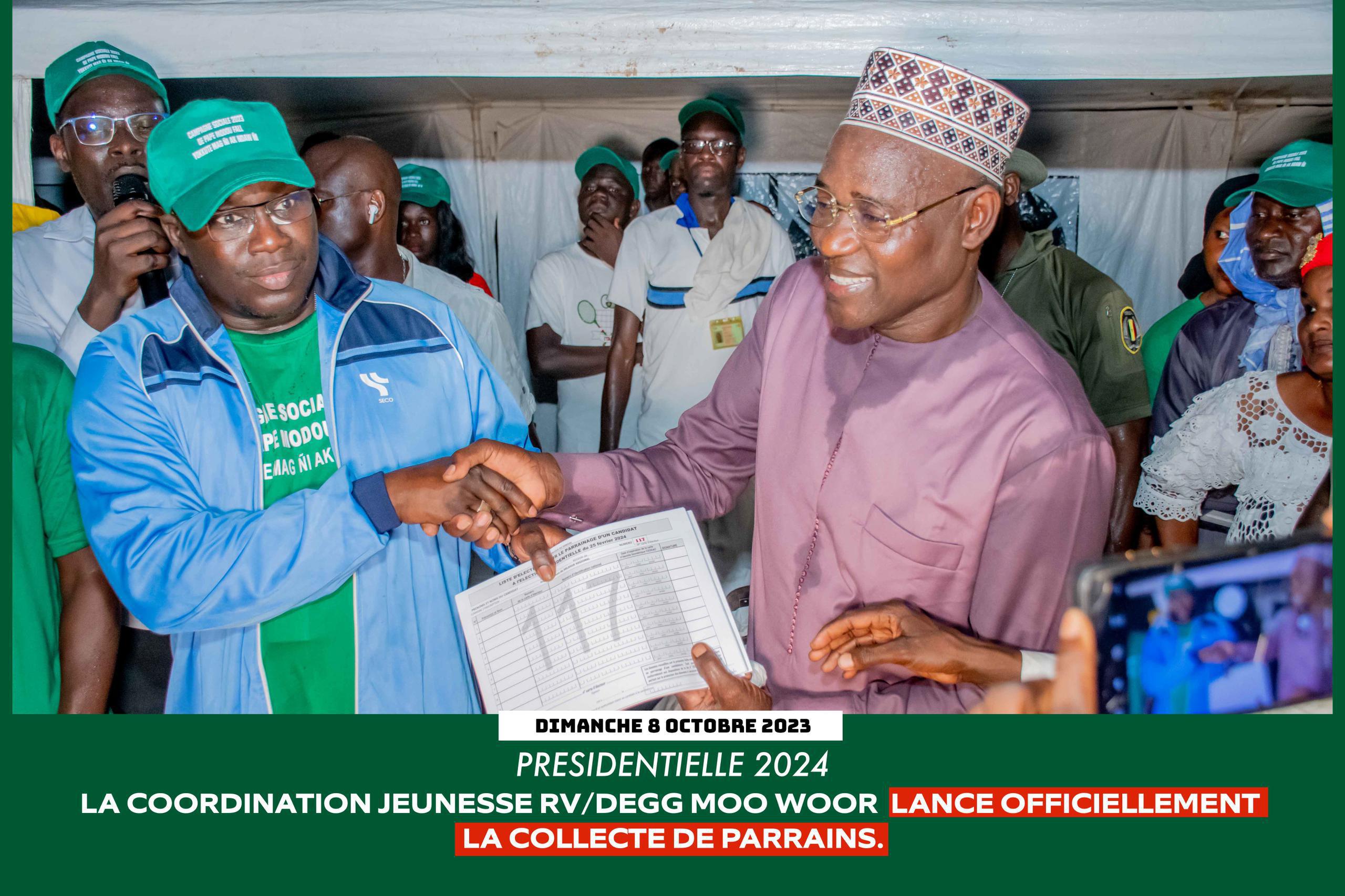 PARRAINAGE POUR LE CANDIDAT DE BBY AMADOU BA : Pape Modou Fall et Dëgg Moo Woor se fixent un objectif de 50.000 parrains