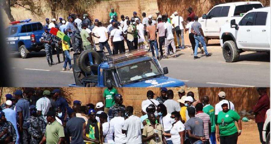 TOURNEE DE «MOTTALI YEENE» DANS LE FOUTA : Son cortège bloqué a l’entrée de Matam, Khalifa Sall décide de continuer à pied