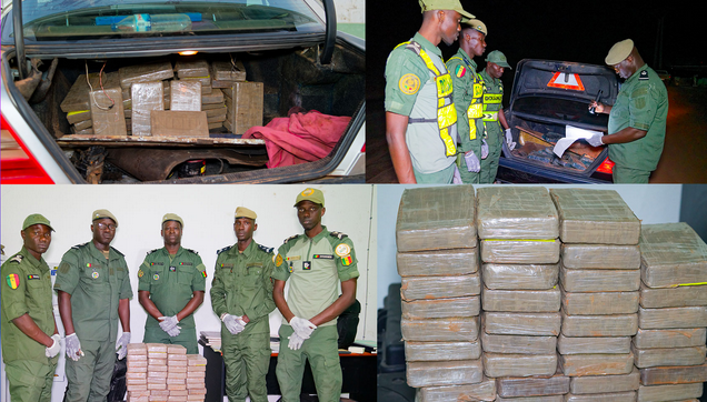 Saisi de 91,84 kg de coke d’une valeur de plus de 7 milliards par la douane