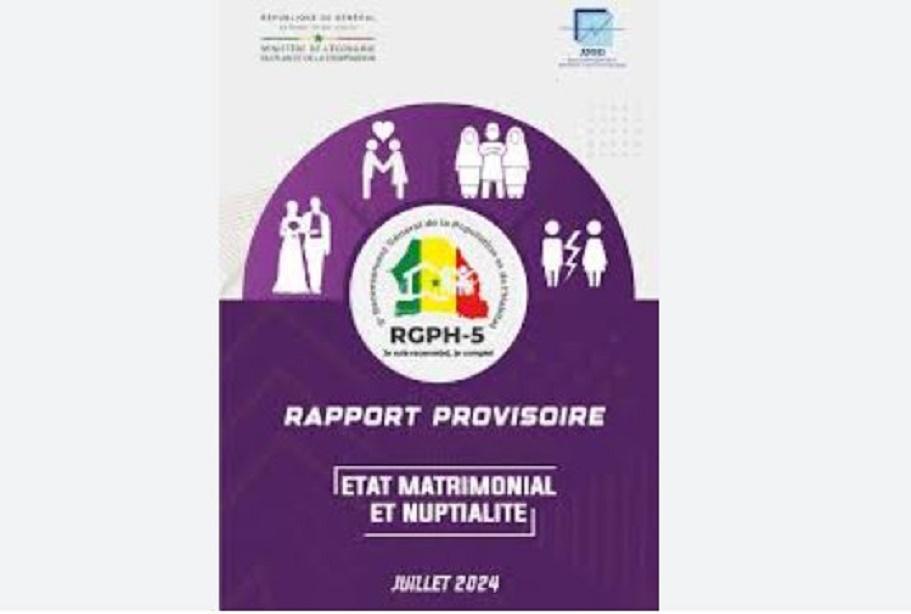 ETAT MATRIMONIAL ET NUPTIALITE : Des disparités notées au premier mariage et dans la non déclaration de mariage à l’état civil