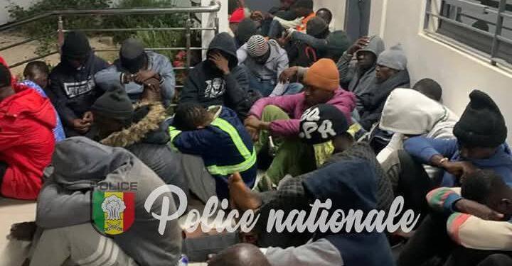 Interpellation de 73 candidats à l'émigration irrégulière