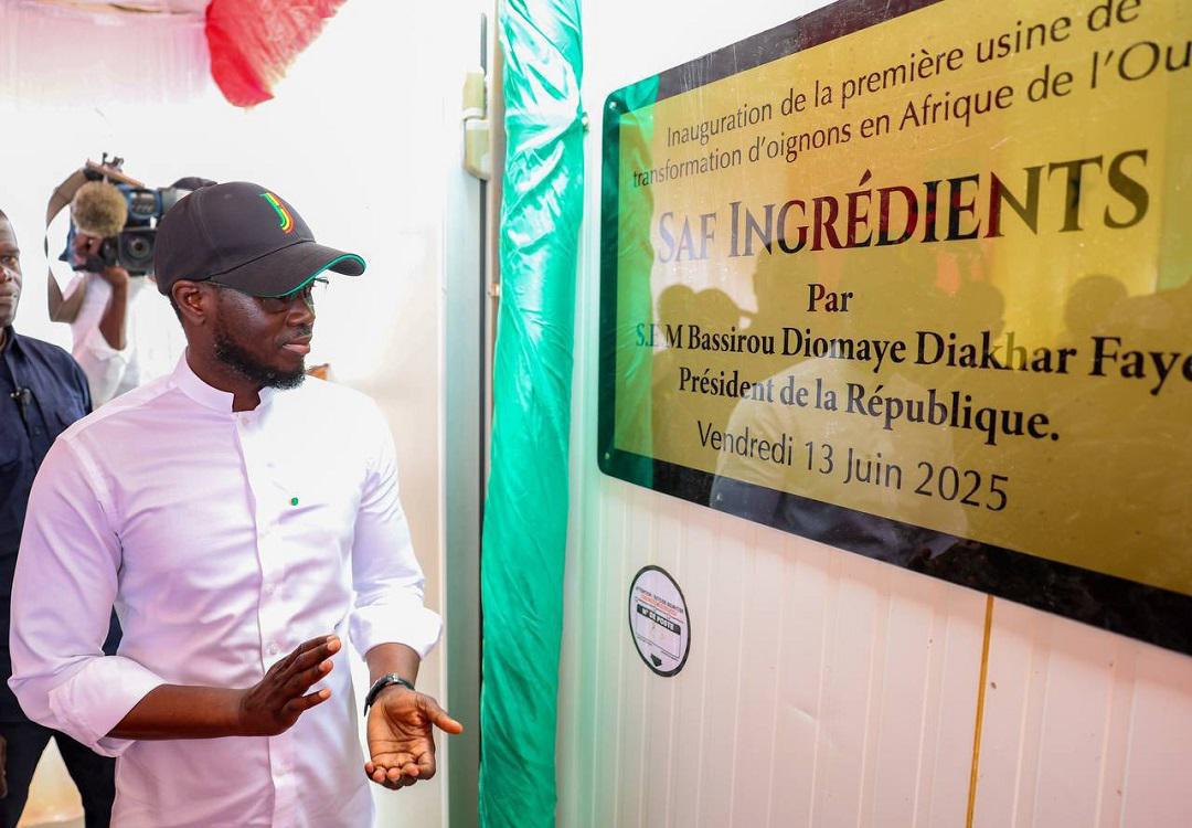 BASSIROU DIOMAYE FAYE A L’INAUGURATION DE SAF INGREDIENTS : «Nous sommes encore très loin du potentiel agricole dans la vallée et nous en sommes très conscients»