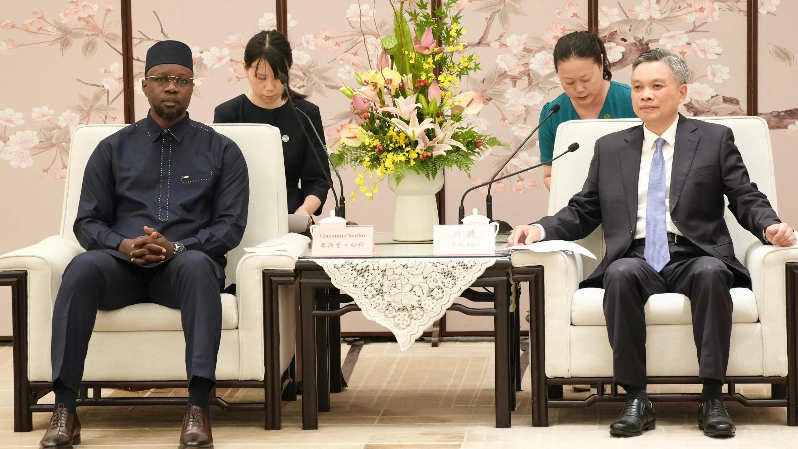 Sonko en Chine depuis hier