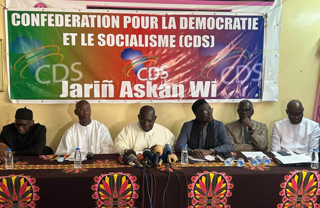 LA CONFÉDÉRATION POUR LA DÉMOCRATIE ET LE SOCIALISME SONNE L’ALERTE :  «Le Sénégal est en danger !»